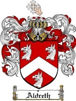 Aldreth coat of arms family crest download