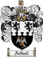 Aldwell coat of arms family crest download