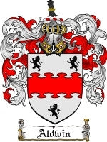 Aldwin coat of arms family crest download