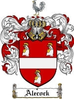 Alecock coat of arms family crest download