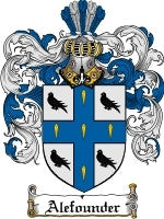 Alefounder coat of arms family crest download