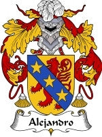 Alejandro coat of arms family crest download