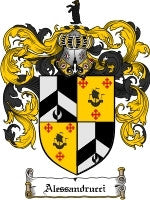 Alessandrucci coat of arms family crest download