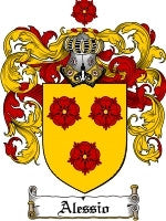 Alessio coat of arms family crest download