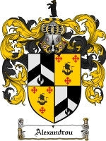 Alexanderou coat of arms family crest download