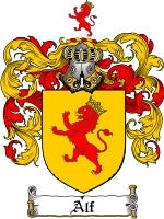 Alf coat of arms family crest download