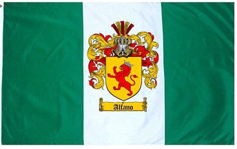 Alfano family crest coat of arms flag