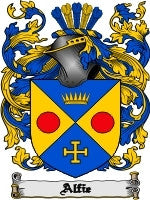 Alfie coat of arms family crest download
