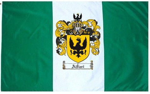 Alfieri family crest coat of arms flag