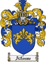 Alfonse coat of arms family crest download