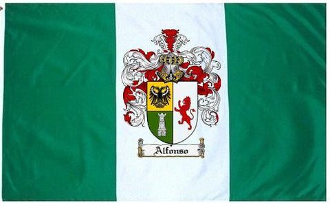 Alfonso family crest coat of arms flag