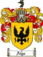 Alga coat of arms family crest download