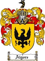 Algore coat of arms family crest download
