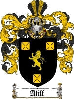 Aliff coat of arms family crest download