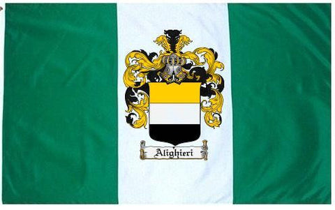 Alighieri family crest coat of arms flag