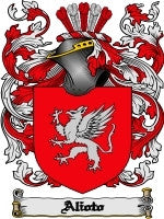 Alioto coat of arms family crest download