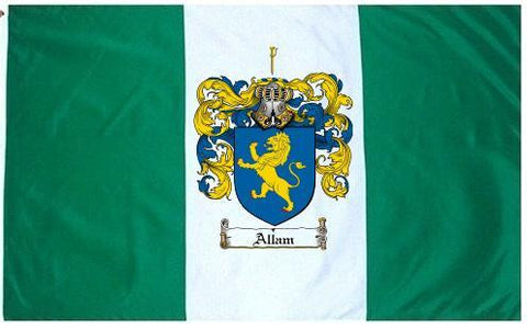 Allam family crest coat of arms flag