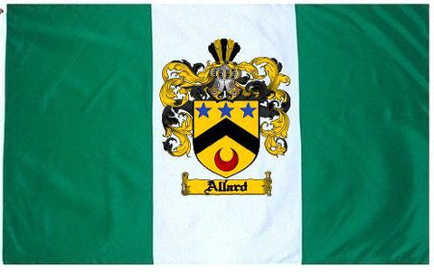 Allard family crest coat of arms flag