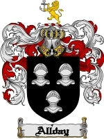Allday coat of arms family crest download