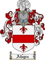 Allegra coat of arms family crest download