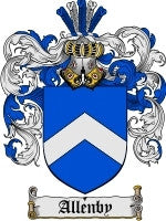 Allenby coat of arms family crest download