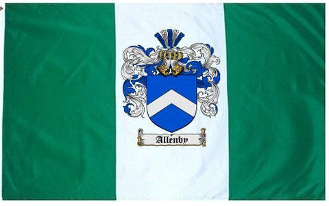 Allenby family crest coat of arms flag