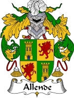 Allende coat of arms family crest download