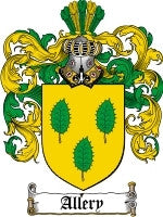 Allery coat of arms family crest download