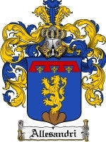 Allesandri coat of arms family crest download