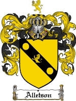 Alletson coat of arms family crest download