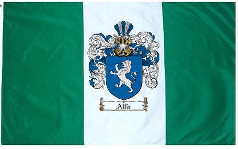 Allie family crest coat of arms flag