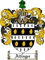 Allinger coat of arms family crest download