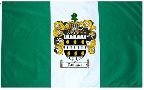 Allinger family crest coat of arms flag