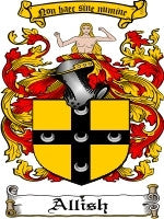 Allish coat of arms family crest download