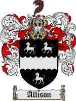Allison family crest coat of arms emailed to you within 24 hours ...