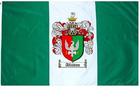 Alliston family crest coat of arms flag