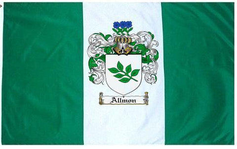 Allmon family crest coat of arms flag