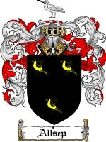 Allsep coat of arms family crest download