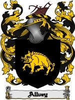 Allvey coat of arms family crest download