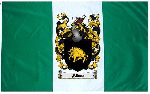 Allvey family crest coat of arms flag