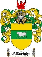 Allwright coat of arms family crest download