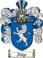 Allye coat of arms family crest download