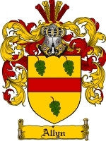 Allyn coat of arms family crest download