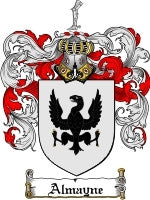 Almayne coat of arms family crest download