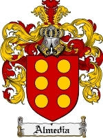 Almedia coat of arms family crest download