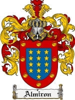 Almiron coat of arms family crest download