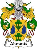 Almunia coat of arms family crest download