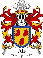 Alo coat of arms family crest download