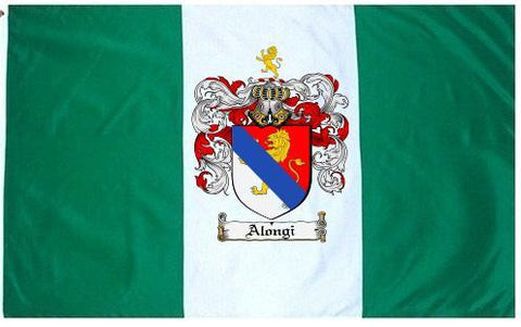 Alongi family crest coat of arms flag