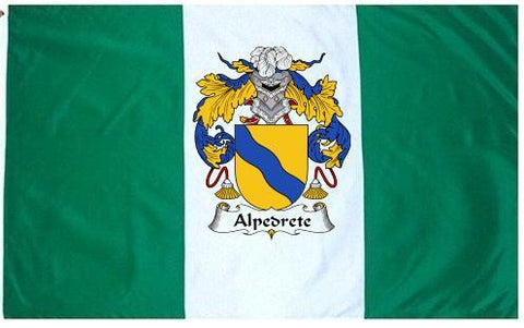 Alpedrete family crest coat of arms flag